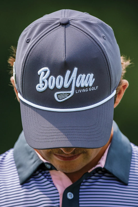 BOOYAA PREMIUM GOLF CAP - TORK (GREY AND WHITE)