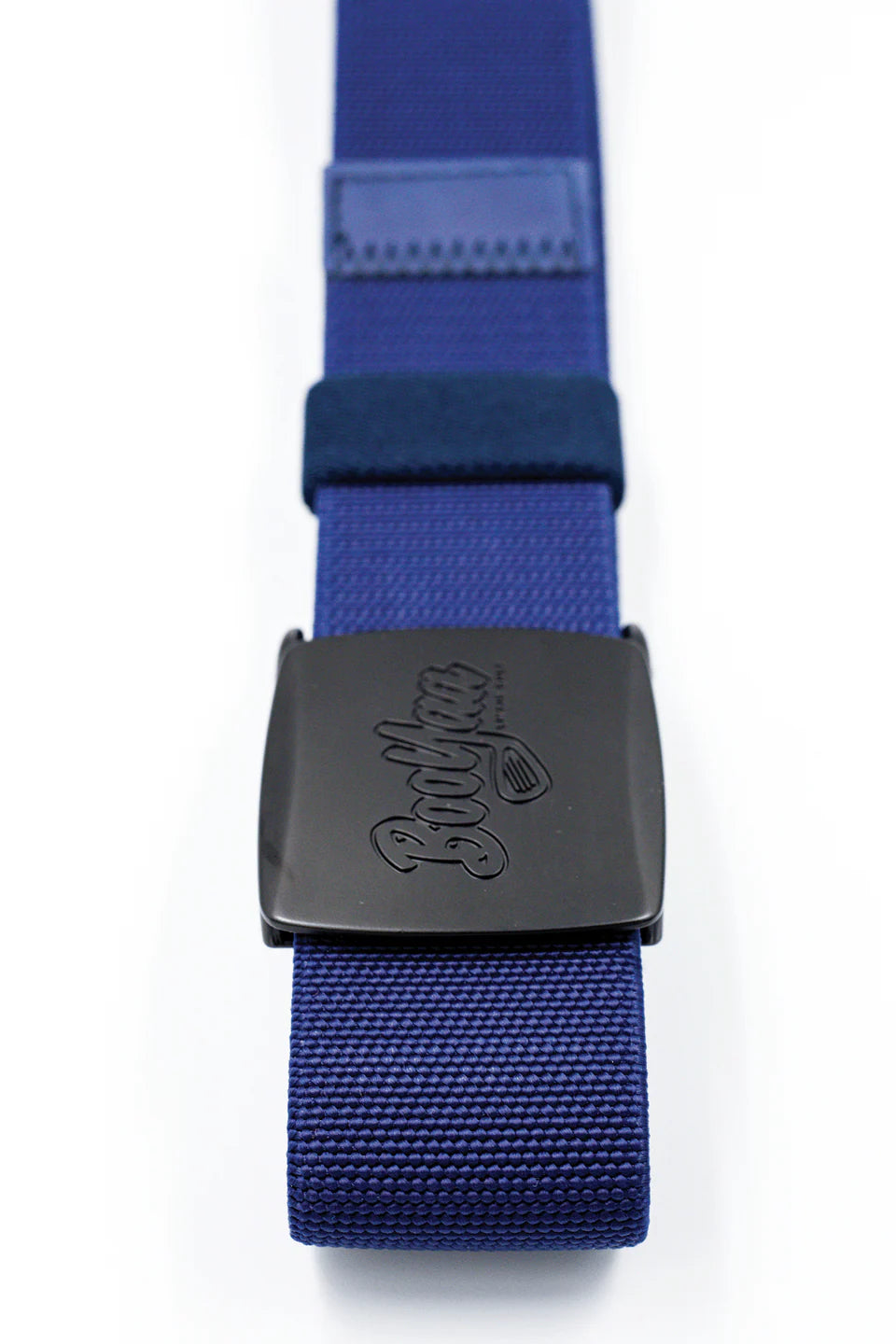 BOOYAA BELT - ADJUSTABLE NAVY STRETCH WITH BLACK ALLOY BUCK