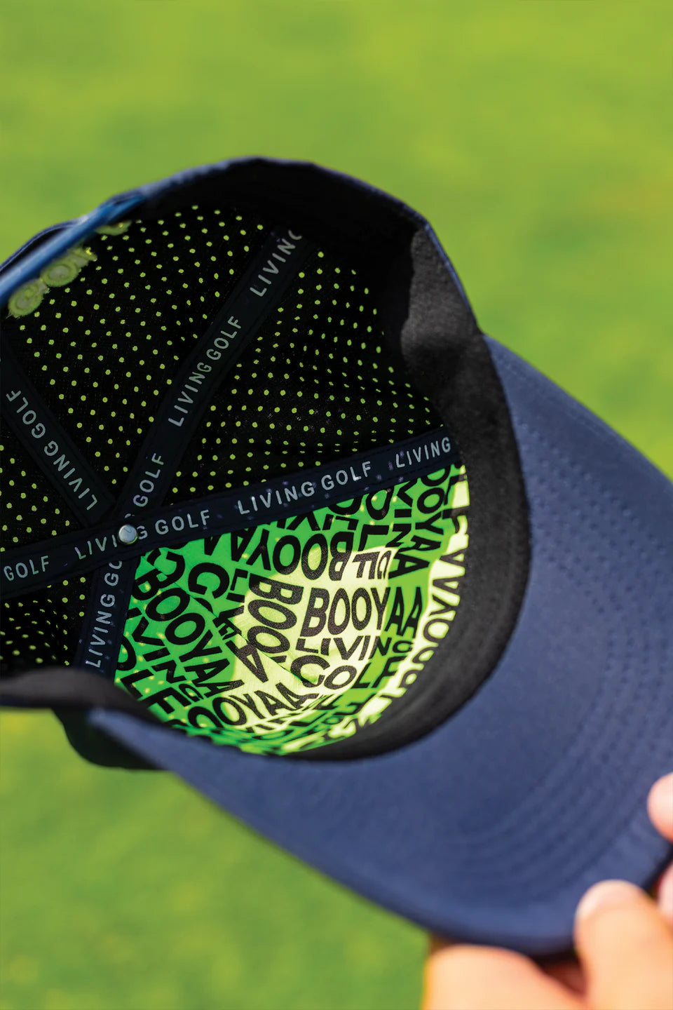 BOOYAA LIFESTYLE GOLF CAP - NAVY NEON