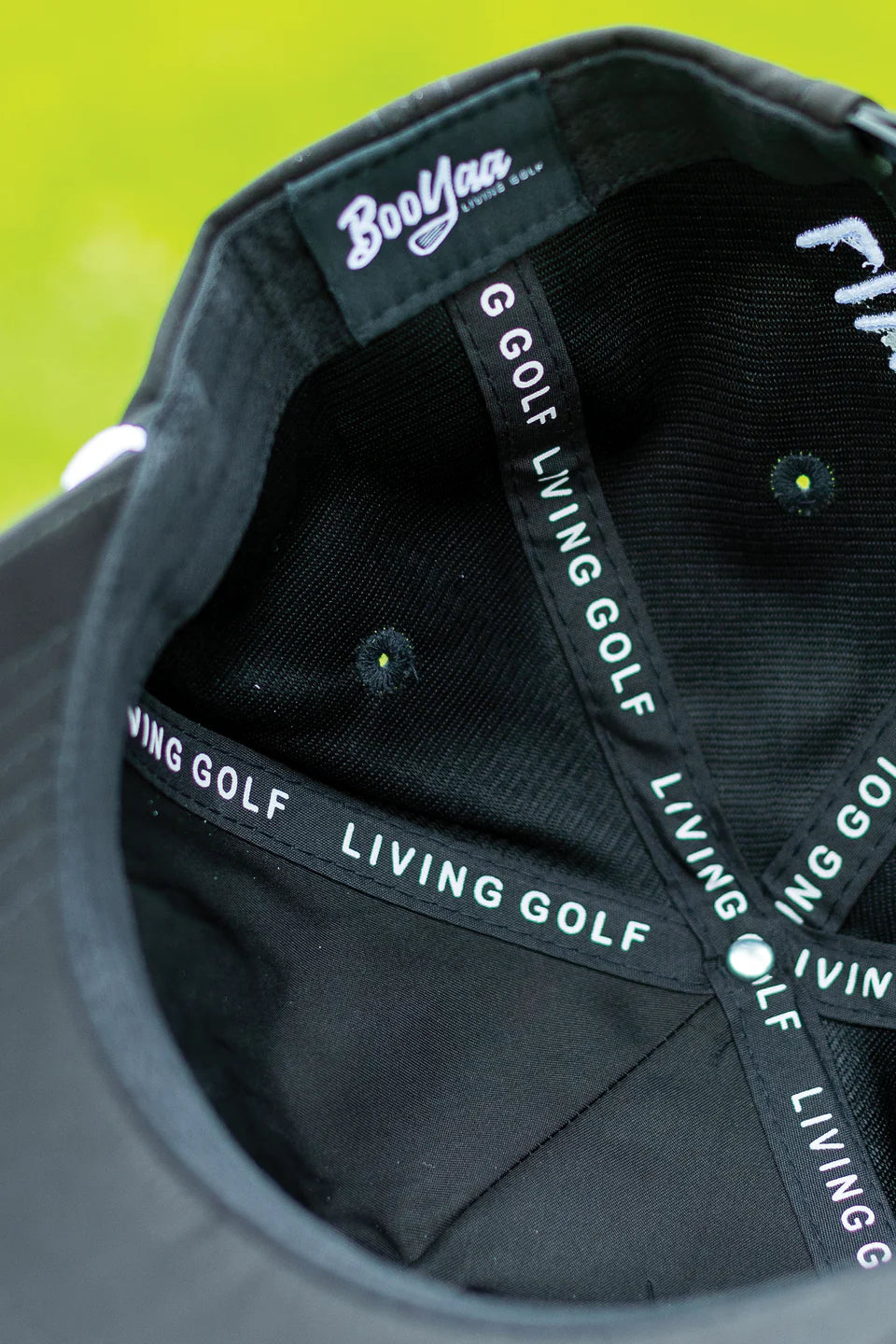 BOOYAA PREMIUM GOLF CAP - THE OG (BLACK CLASSIC)