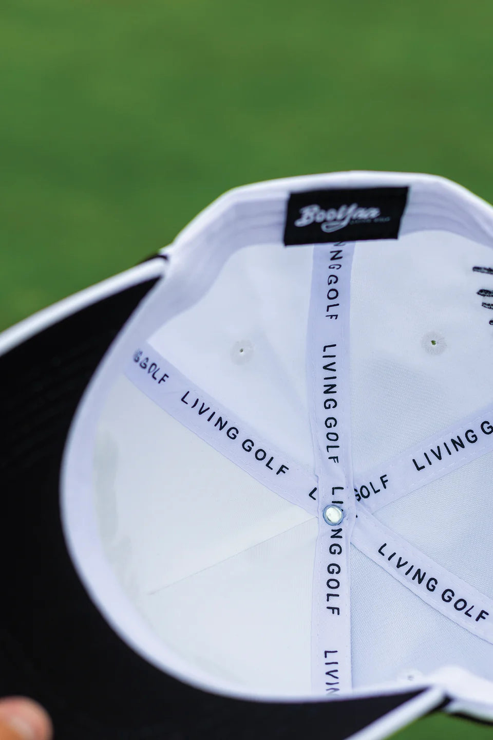 BOOYAA PREMIUM GOLF CAP - WHITE CLASSIC 2.0