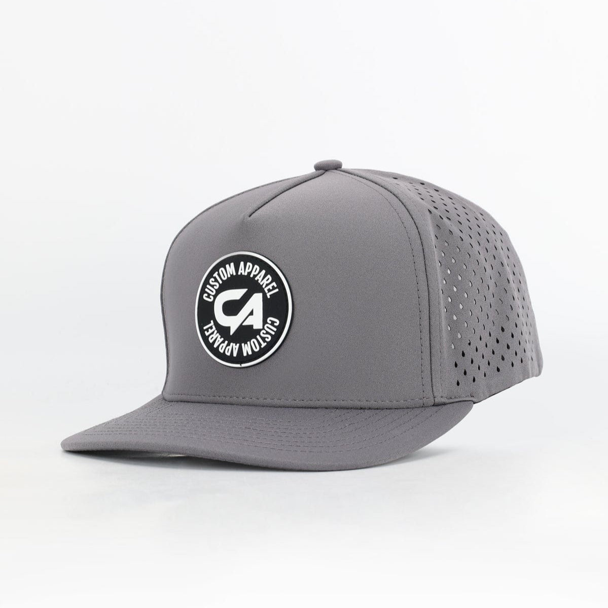 Custom Performance Peak Cap - CA Round Badge Multiple Colours
