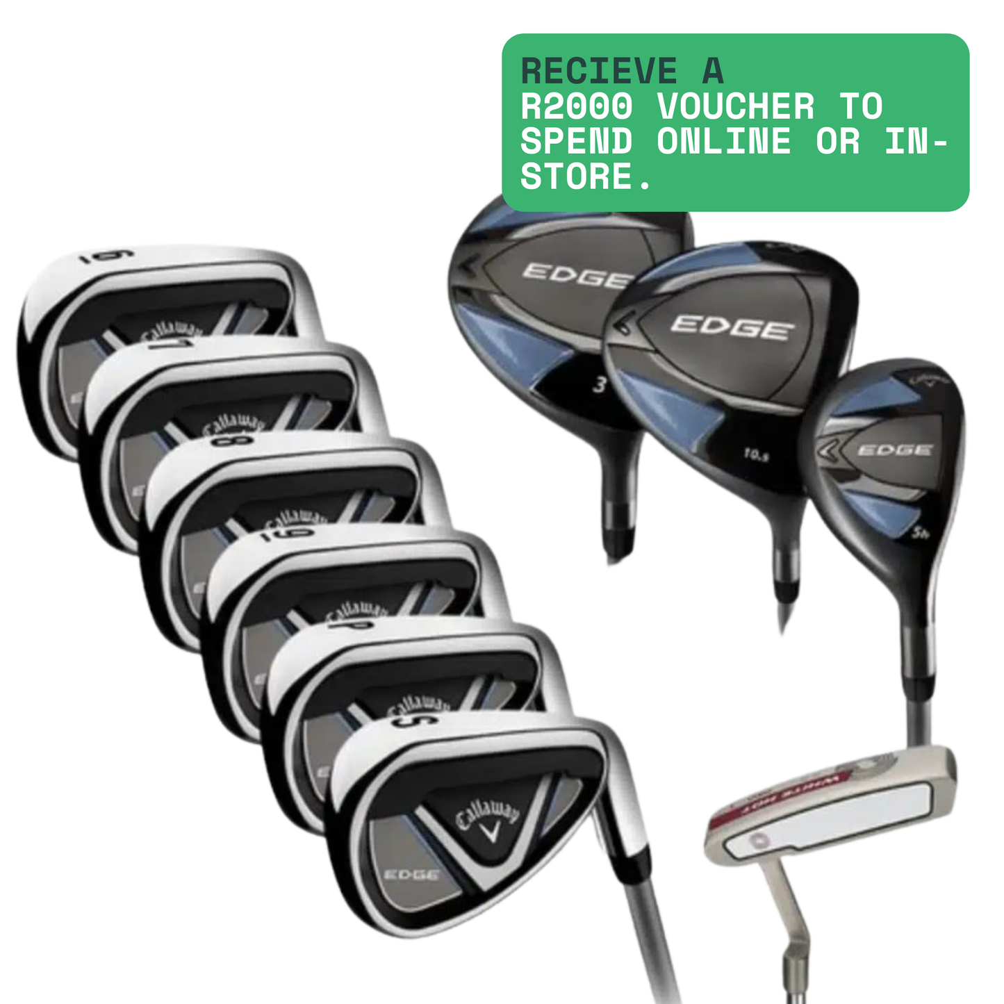 Callaway Edge Mens 10 Piece Package Set