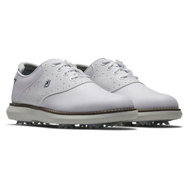 FootJoy Junior Traditions White/White/Grey