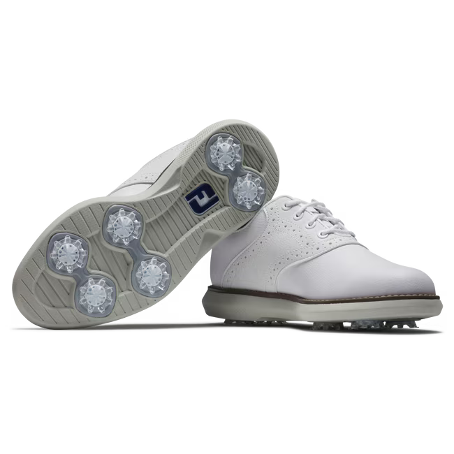 FootJoy Junior Traditions White/White/Grey