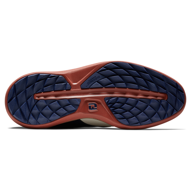FootJoy Traditions Spikeless White/Navy/Brick