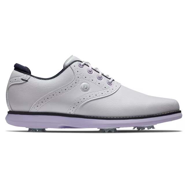 FootJoy Traditions White/Navy/Purple