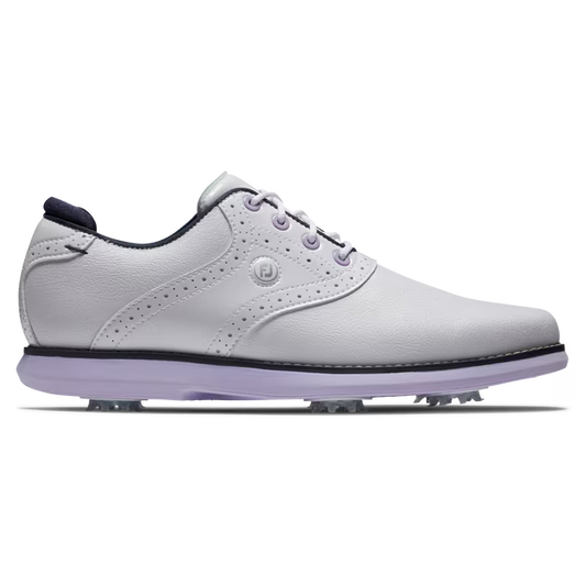 FootJoy Traditions White/Navy/Purple