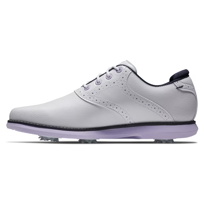 FootJoy Traditions White/Navy/Purple