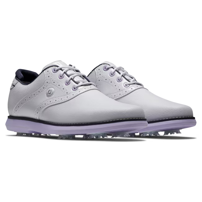 FootJoy Traditions White/Navy/Purple