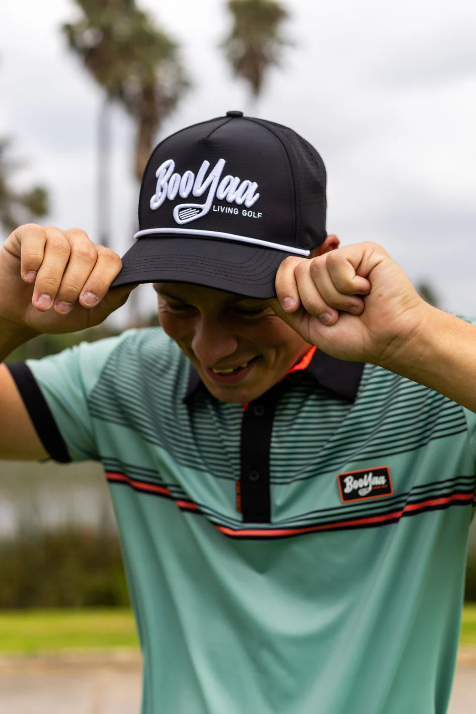 BOOYAA GOLF CAP - BLACK CLASSIC