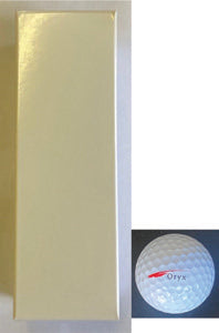 Oryx White Balls Sleeve of 3