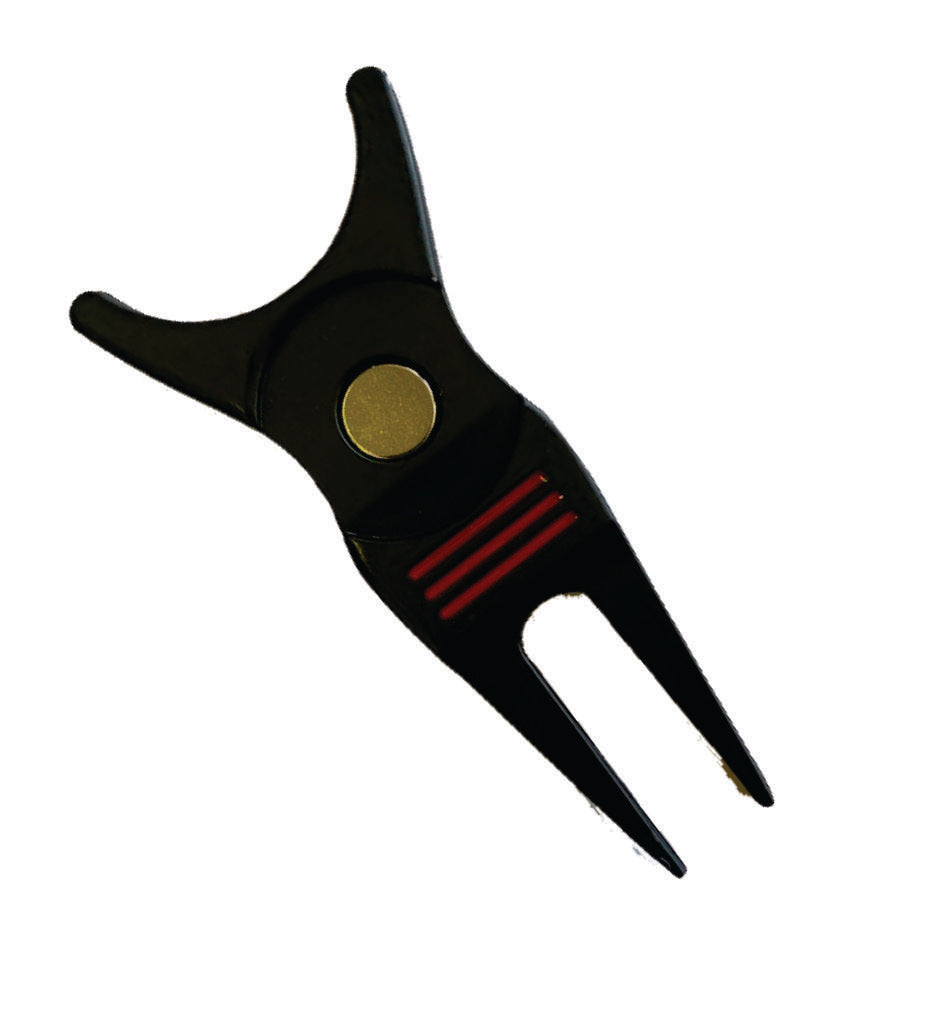 Black 3 Red Line Divot Tool