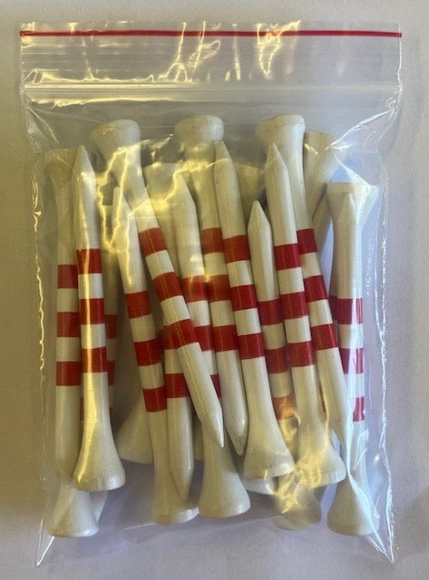 Zebra Long 2-3/4 Wh/Red BambooTees bag 20