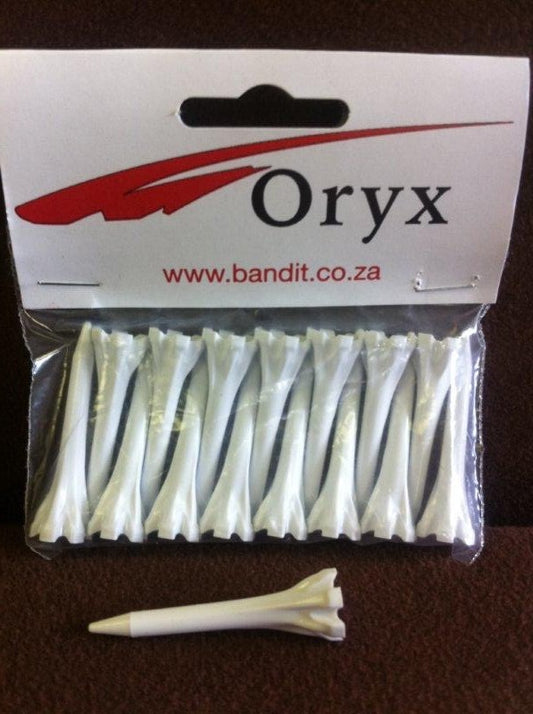 Short 1 3/4  White Plastic FlyTees bag 12