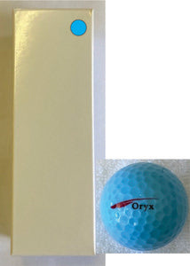 Oryx White Balls Sleeve of 3