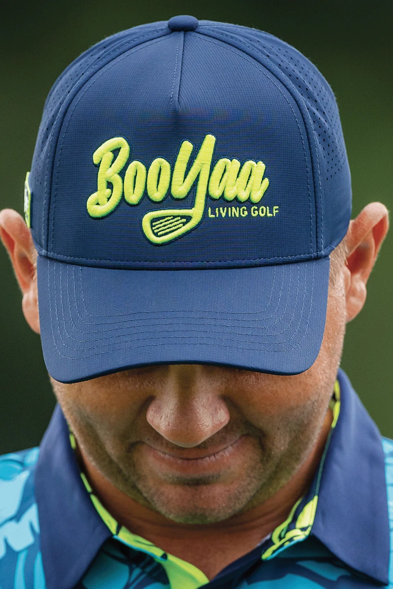BOOYAA LIFESTYLE GOLF CAP - NAVY NEON