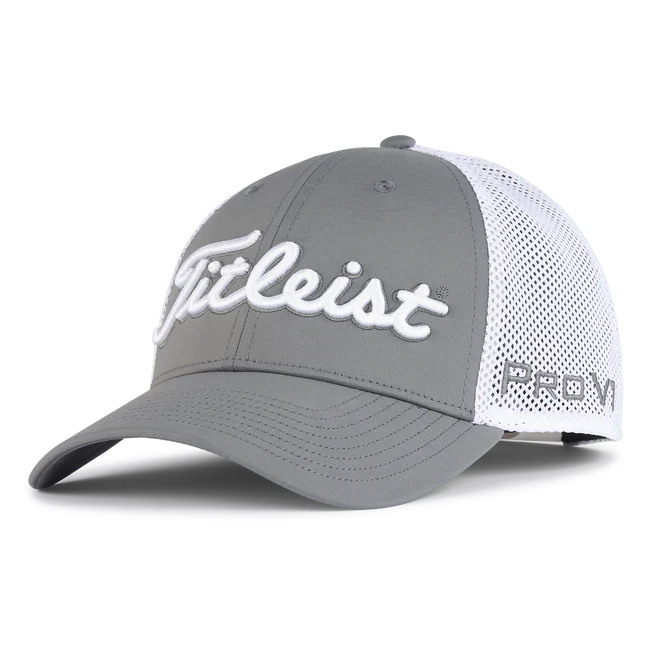 Titleist Tour Mesh Caps - Charcoal/White
