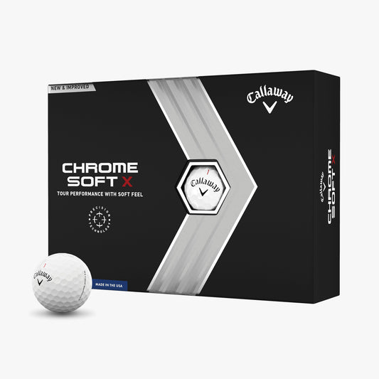 Callaway Chrome Soft X Golf Balls (Per Sleeve)