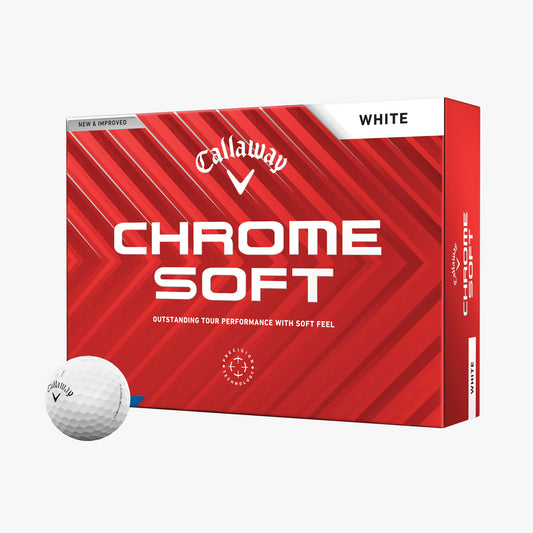 Callaway Chrome Soft Golf Balls 2024 (Per Sleeve)