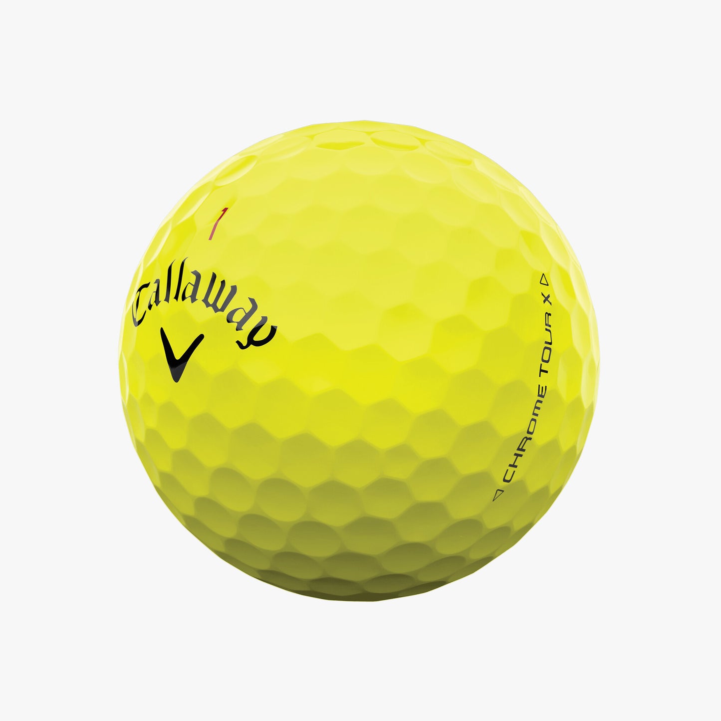 Callaway Chrome Tour X Yellow Golf Balls 2024 (Per Sleeve)