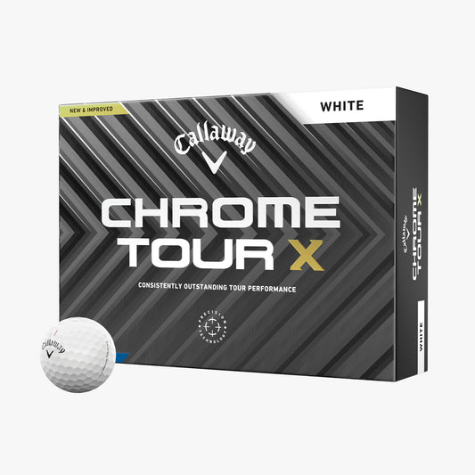 Callaway Chrome Tour X Golf Balls 2024 (Per Sleeve)