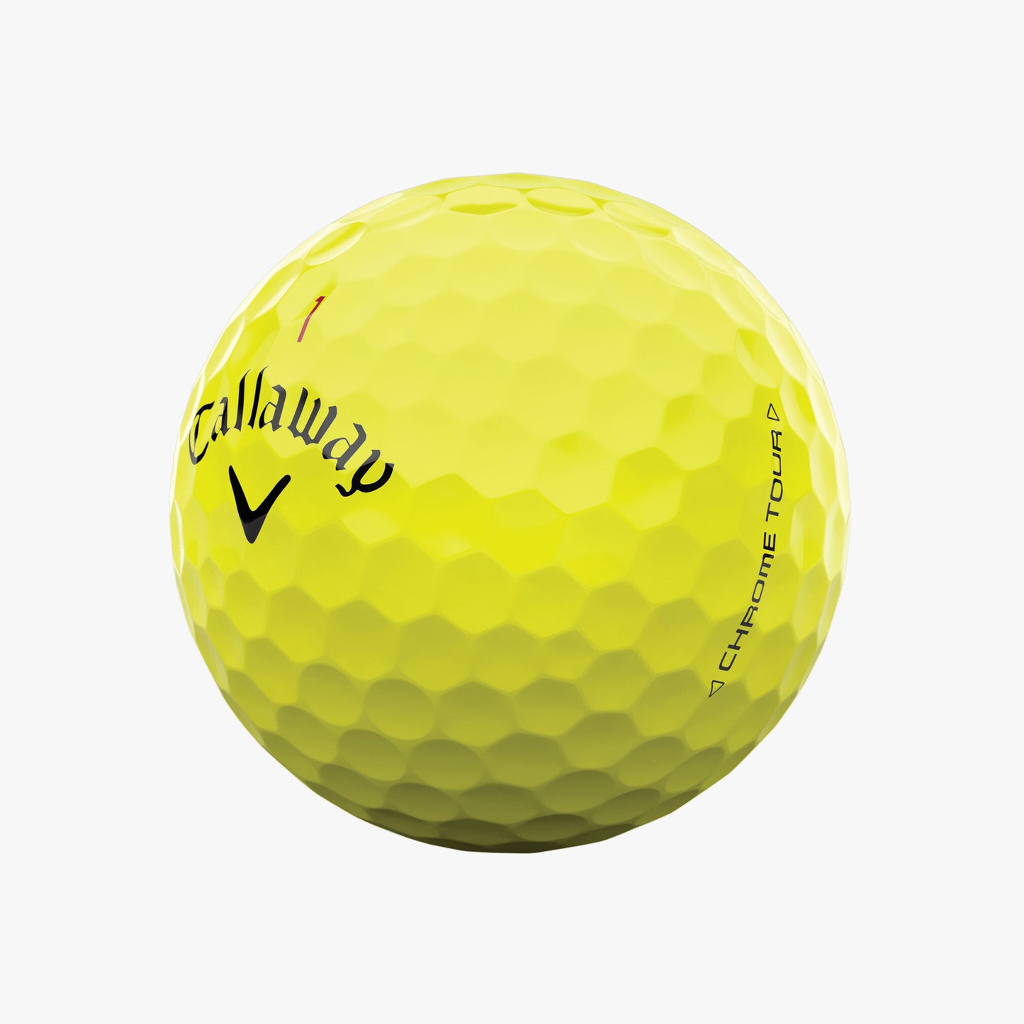 Callaway Chrome Tour Yellow Golf Balls 2024 (Per Sleeve)
