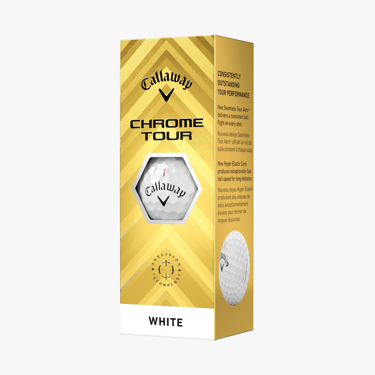 Callaway Chrome Tour Golf Balls 2024 (Per Sleeve)