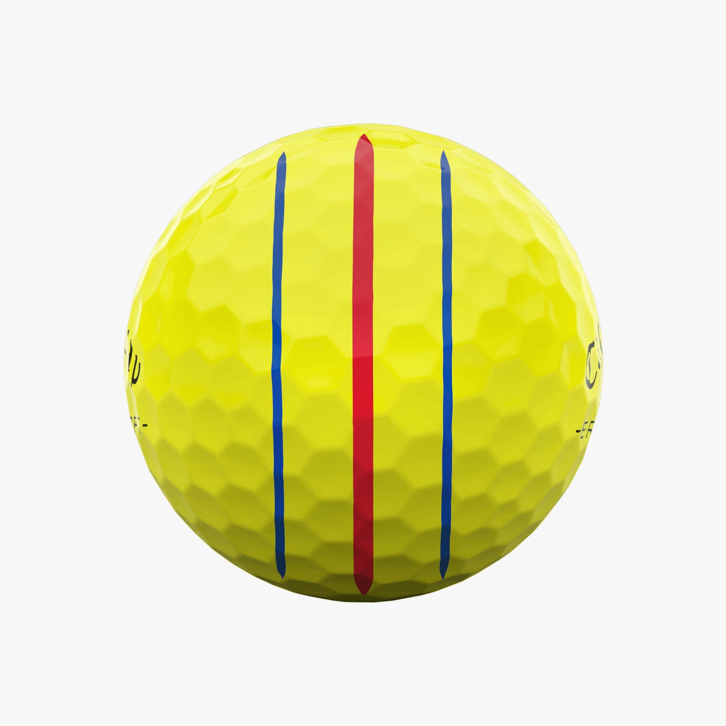 Callaway E.R.C Soft Triple Track Yellow Golf Balls (Per Sleeve)