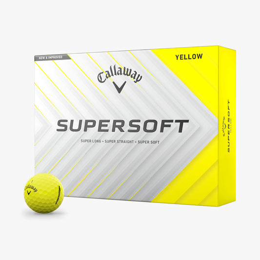 Callaway Supersoft 25' Yellow Golf Balls (Per Sleeve)