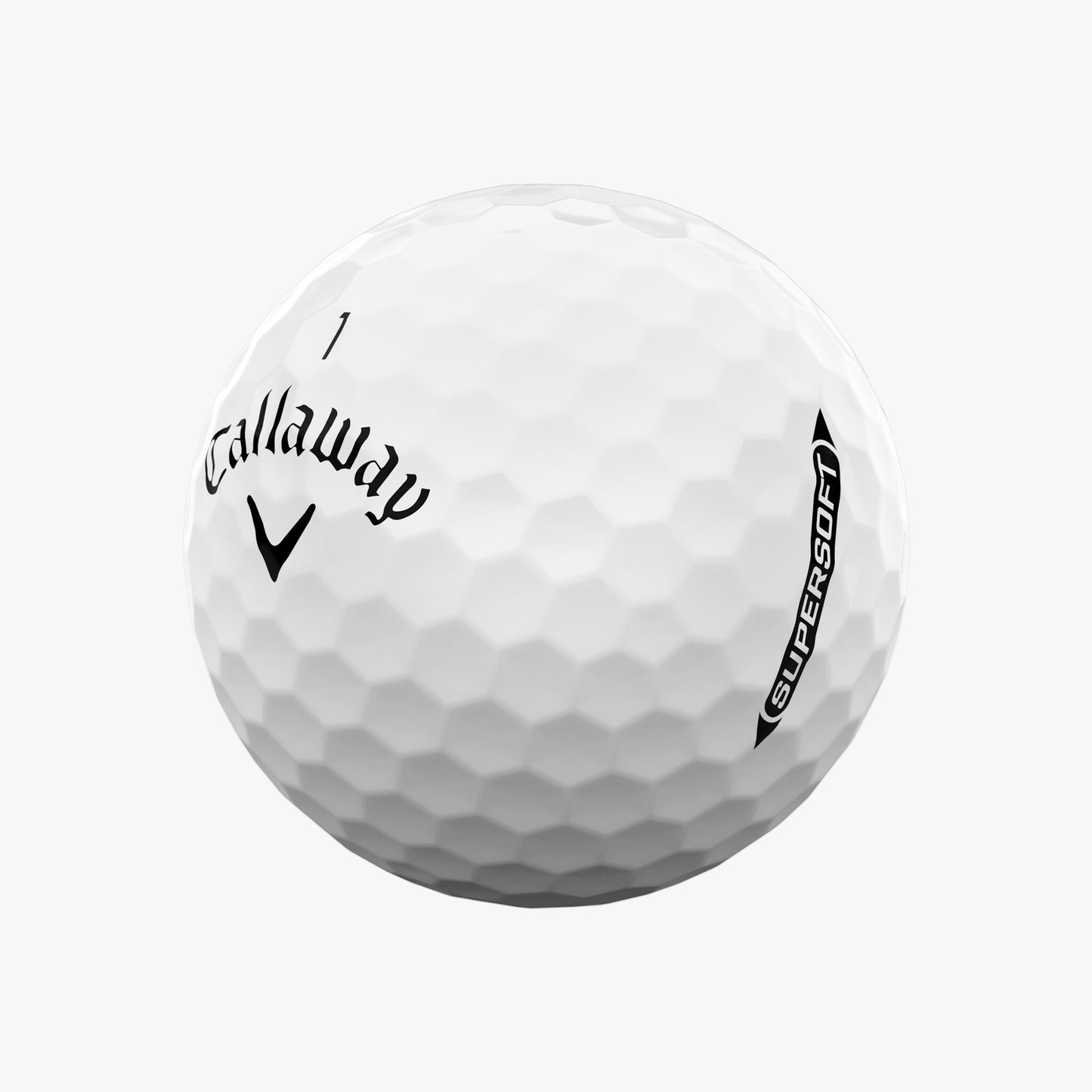 Callaway Supersoft 25' White Golf Balls (Per Sleeve)