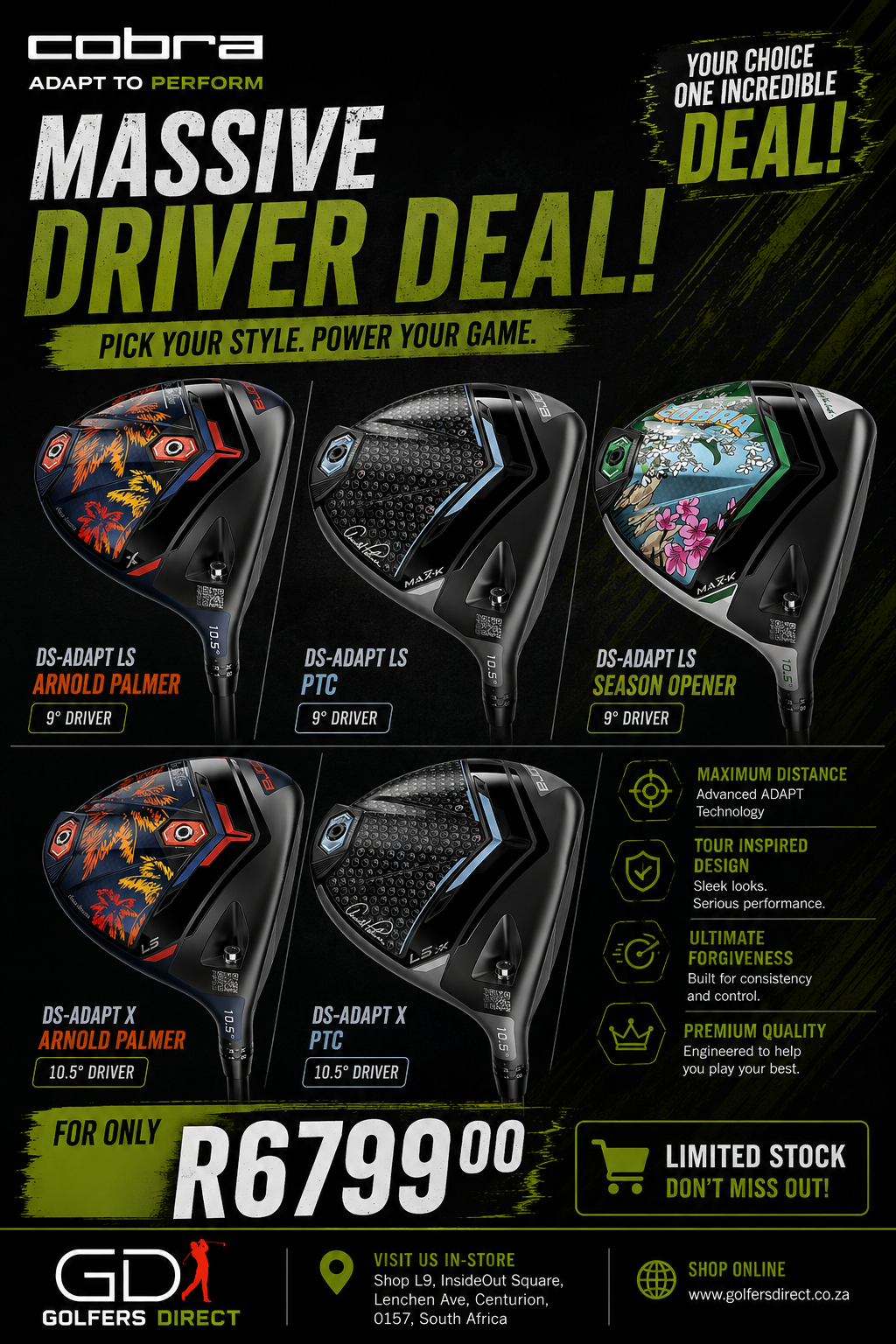 Cobra DS-Adapt Driver deal