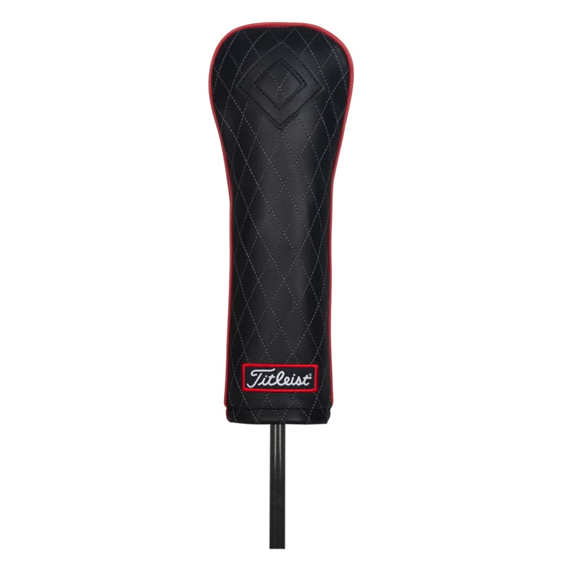 Jet Black Leather Headcover - Driver