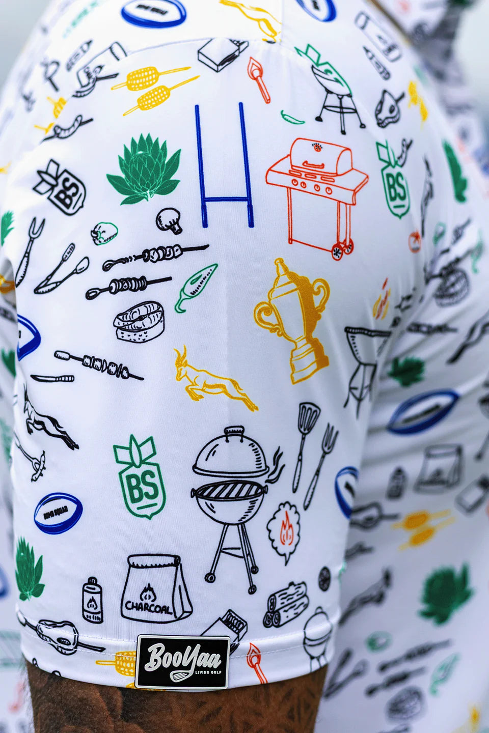 HERITAGE GOLF SHIRT - BOMB SQUAD by BooYaa Golf