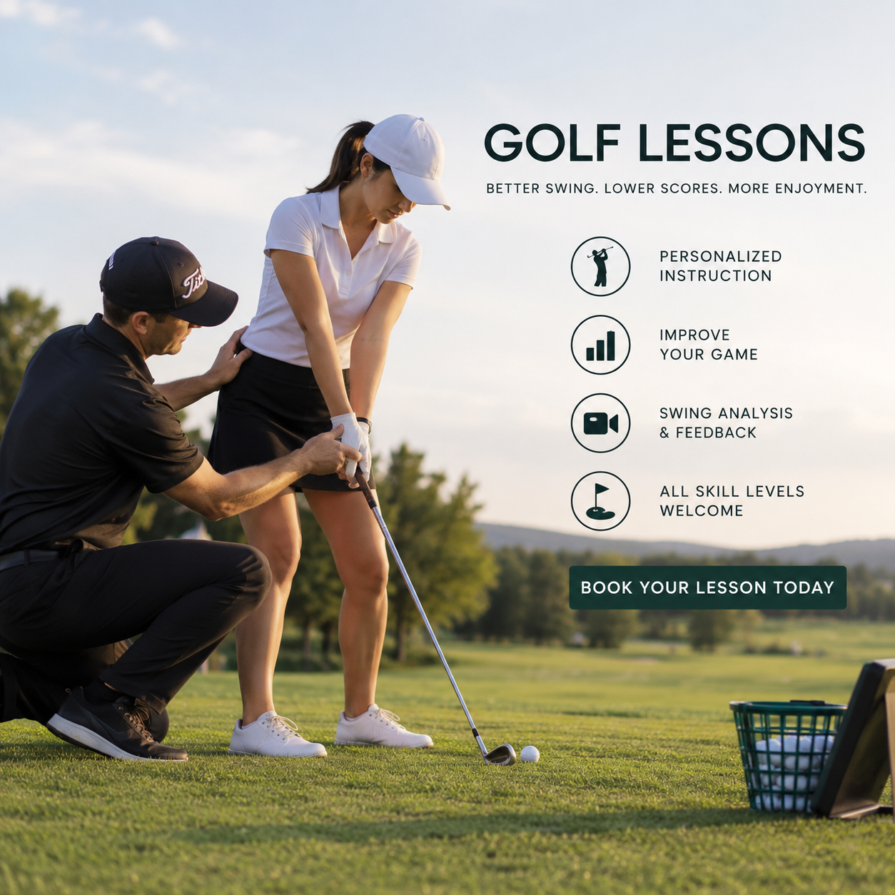 10 x Golf Lessons Package