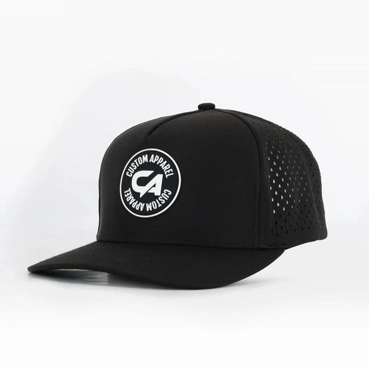 Custom Performance Peak Cap - CA Round Badge Multiple Colours
