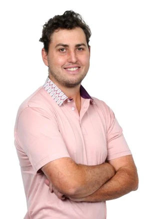 Birdi 100% Double Mercerized Woven Collared Golf Shirt