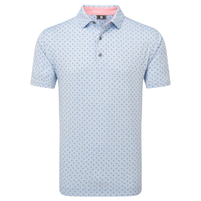 FootJoy Flower Bud Foulard Lisle Golf Shirt