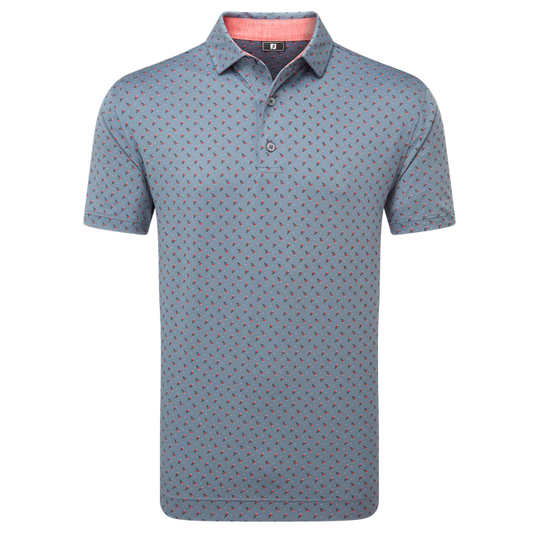 FootJoy Flower Bud Foulard Lisle Golf Shirt