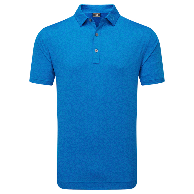 FootJoy Painted Floral Lisle Golf Shirt