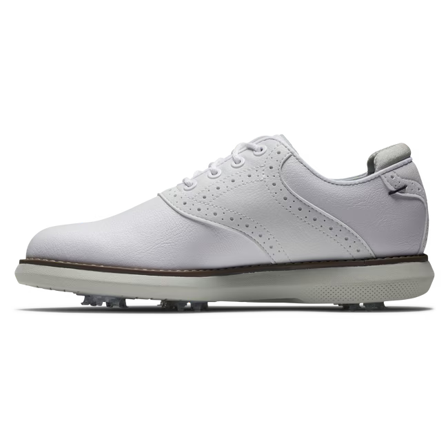 FootJoy Junior Traditions White/White/Grey