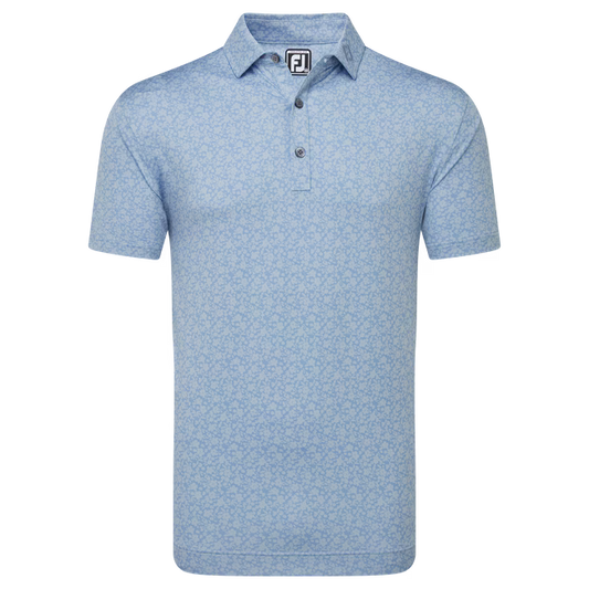 FootJoy Painted Floral Lisle Golf Shirt