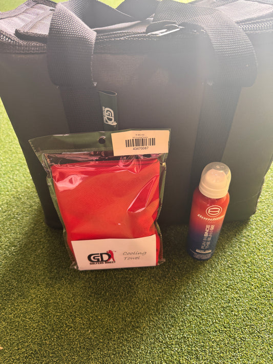 Cart Cooler/Cooling Towel/Sunscreen Bundle