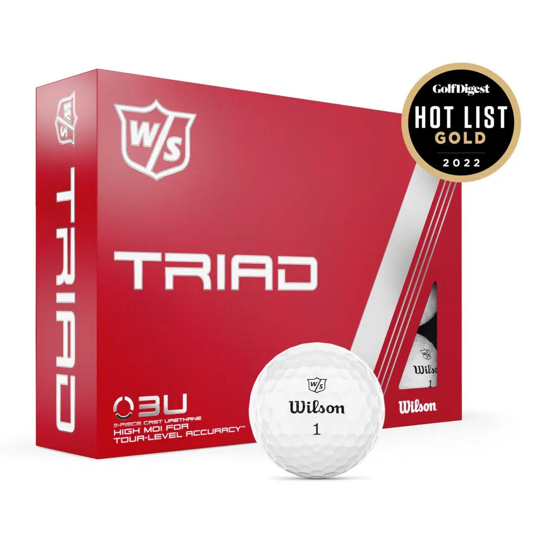 Wilson Staff Triad Golf Balls ( per sleeve )