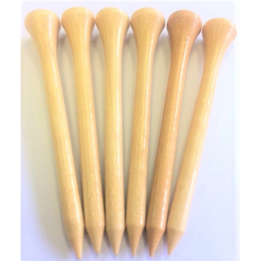 2-3/4 Natural wooden tees pk of 15