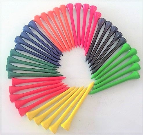 2-3/4 Assorted wood tees bag of 15