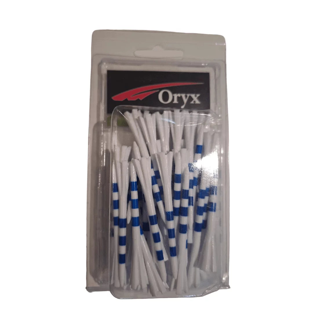 Oryx Tees 50 piece 4 Stripe White/Blue