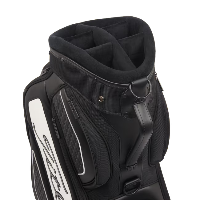 Titleist Tour Series Midzise Cart Bag- Black/White