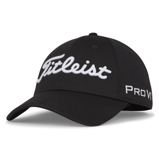 Titleist Tour Elite Fitted Cap - Black/White