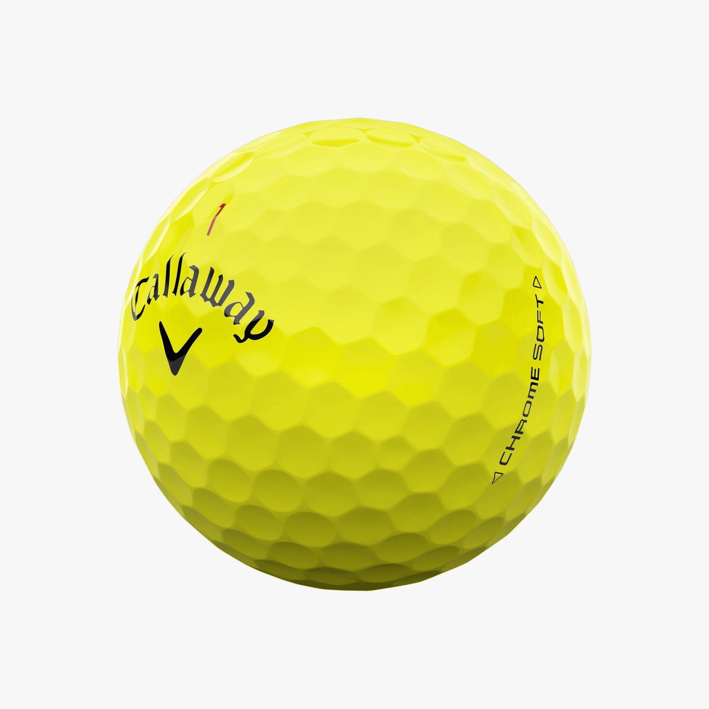 Callaway Chrome Soft Yellow Golf Balls 2024 (Per Sleeve)
